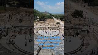 The Theater at Ephesus. #archeology  #romanruins #shorts