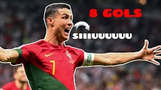 todos os 8 gols de Cristiano Ronaldo em copas do mundo