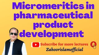 Micromeritics applications in Pharmacy