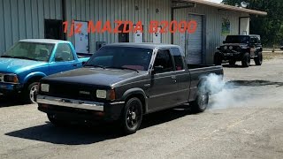 Mazda B2000 with 1jz burnout running ls2 coils