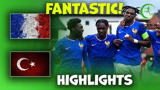 France v Türkiye | U19 Euro Championship | Highlights 16-07-2024