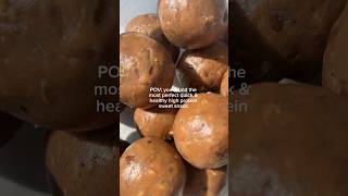 perfect healthy vegan protein balls… recipe in description