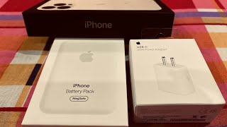 iPhone 13 pro accessories | 20W power adapter | USB-C