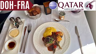 QATAR AIRWAYS BUSINESS CLASS [QSuite] DOH - FRA | GREAT HARD PRODUCT - UNATTENTIVE SERVICE | REVIEW