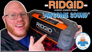 RIDGID HYBRID JOBSITE RADIO-LOOK NO FURTHER!!!#ridgid #ridgidtools#tools #woodworking #carpentry