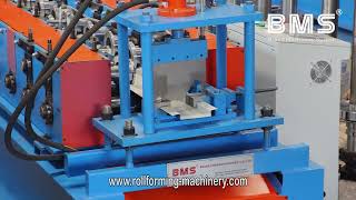 Auto change wall panel roll forming machine