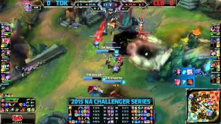 TDK VS CLG Black Game 1 Highlights   2015 NA CS Spring W5D1