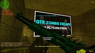 Counter Strike 1.6 - Zombie Escape Mod - Map:realm1_pg_v1 GTR Gaming Zombie Escape