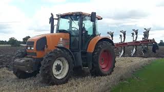 24 year old  Renault  ares 62o  tracton, ploughing in suffolk