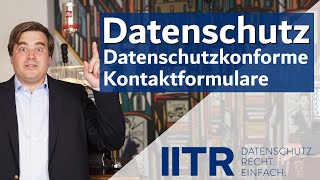 Datenschutzkonforme Kontaktformulare #dsgvo #datenschutz