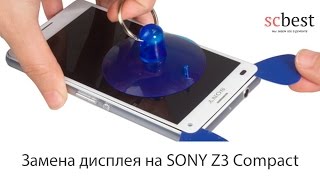 Sony Z3 Compact не работает тачскрин. Замена дисплея. Подробное видео