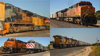 A Day of Surprises in the Central Valley: UP 1989, Long Hood Forward Led Train, BNSF 4723, and More