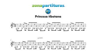 Partitura "Princesa Tibetana" Timbiriche