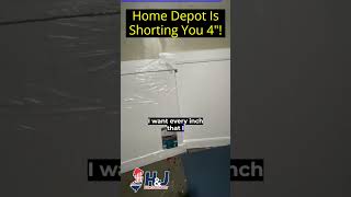 Home Depot Is SHORTING You 4"!  H&J Fence Supply - Woodbury New Jersey 08097