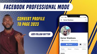 How To Convert Facebook Profile to Page 2023 | Turn on Facebook Professional Mode ( NEW )