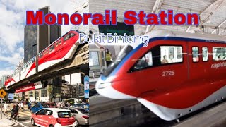 BUKIT BINTANG MONORAIL STATION   #vlog #train #malaysia #travel #michaelilonggovlog