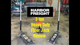 Review on Harbor Freight's 3 ton Heavy Duty Floor Jack