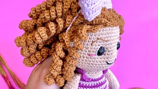 Apresentação da boneca personalizada da Alice 🥰 #amigurumi #bonecapersonalizada