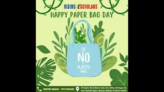 "On Paper Bag Day, let's choose planet over plastic.🌎#GoGreen" #PaperBagDay #EcoFashion #ytshort #1m