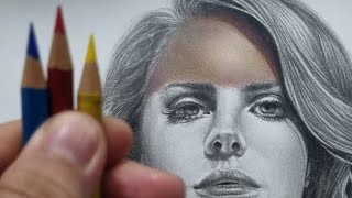 Black & White to Colored! Pencil Portrait Drawing Challenge- LIVE Tutorial