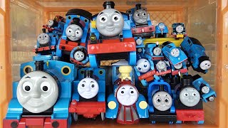 20 over Lots of Thomas the Train toys coming out of the orange box!