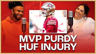 Fred Warner Leads Brock Purdy for MVP, Thanksgiving vs Seahawks, Ji'Ayir Brown Stepping Up & More