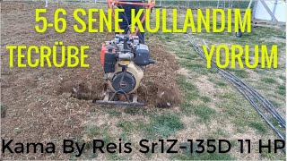 Kama By Reis Sr1Z-135D 11 HP çapa makinesi tanıtımı, kullanıcı yorumu, tecrübeler, çapa uygulaması.