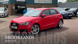 🅰️UDI 🅰️1️⃣ S-LINE SPORTBACK 1.4 TFSi 2️⃣0️⃣1️⃣2️⃣ 6️⃣2️⃣ in Misano🔴 Red Brooklands Quality Cars