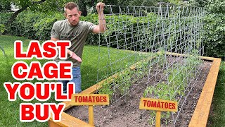 Planting Tomato's and Tomato Cages made EASY