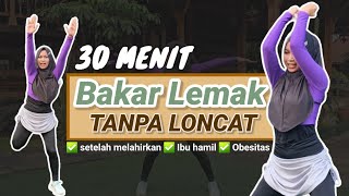 AEROBIK BAKAR LEMAK tanpa loncat aman untuk obesitas !!