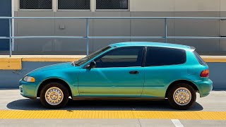 For Sale: 1994 Honda Civic CX Hatchback 5-Speed 52K MILES!!!! Aztec Green!!