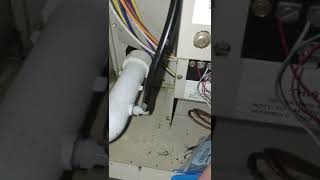 Fixing furnace pressure switch threaded elbow hookup on pvc to supply air, plastic threaded x barbed