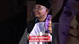 ijazah sholawat yang mau istikomah