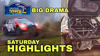 BIG DRAMA | SATURDAY HIGHLIGHTS WRC CENTRAL EUROPEAN RALLY 2024