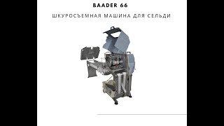 Baader 66 Обесшкуривание и разделка сельди на кусочки