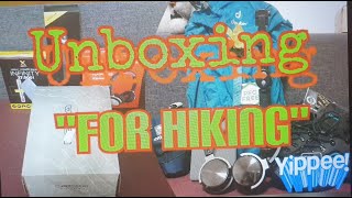 Unboxing  ( All new for Hiking )