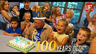 Papa Joe's Epic 100th Birthday Party at Williamsburg Virginia | Life in Japan Episode 124