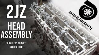 2JZ ENGINE BUILD || Episode 6: Camshafts,, Measuring for Shim-Less Buckets, ARP Head Studs