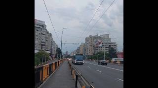 Autobuzul Renault Agora L 548 pe linia M41L, in zona Pod Aurel Vlaicu