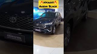 Toyota Innova Hycross ZX in Ageha Black colour #trending #ytshorts #toyota #innovahycross #fortuner