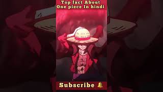 Fact about ONE PIECE in Hindi | Subscribe 🔔 #onepiece