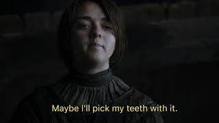 Arya Stark's kills Polliver – Game of Thrones Season 4 Episode 1