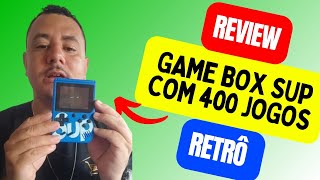 REVIEW GAME BOX SUP COM 400 JOGOS RETRÔ