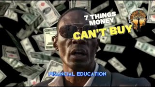 Financial Education: What Money Can and Cannot Buy #finance #education #financialfreedom #money