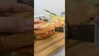 Serrano sandwich #homemade #Bakery #recipes #bake #bakingtherapy #baking #aesthetic #bakingrecipe