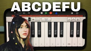 Recreating TikTok’s “ABCDEFU” on Iphone’s Garageband App