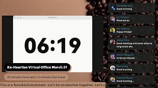 Ka-Hearties Virtual Office March 31 | Pomodoro Group Sessions