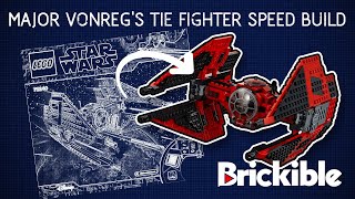 Major Vonreg's TIE Fighter Speed Build | Star Wars LEGO Kit #75240