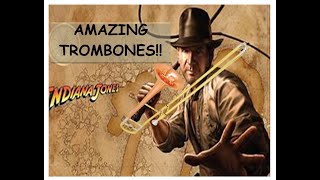 INDIANA JONES Trombones Arr. and played by Yitzchak Cowen #IndianaJones #YitzchakCowen @4Tbone