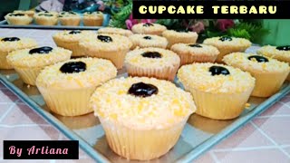 ENAKNYA KEBANGETAN || RESEP CUPCAKE TERBARU RASA BLUEBERRY, Super Lembut ~ @arlianachannel8416